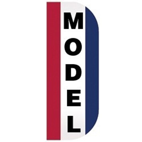 model logo red white blue