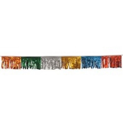 colorful fringe banner decoration
