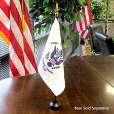 United States flag on tabletop flag