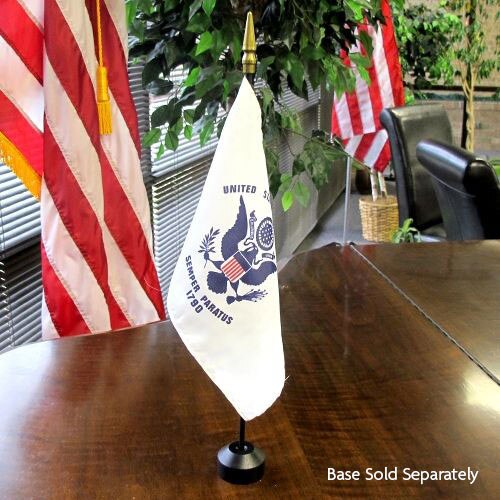 United States flag on tabletop flag