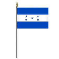 Honduras flag on a flagpole