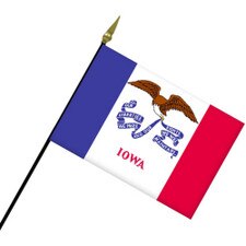Small Iowa State Flag