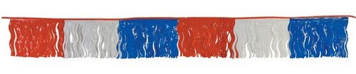 red white blue tri color banner