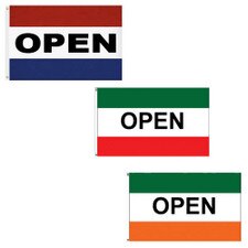 Outdoor retail Open Flag