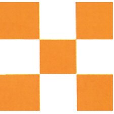 orange squares on white background