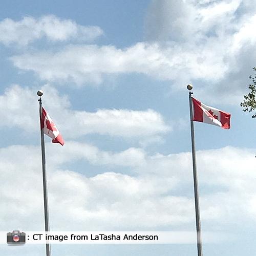 Outdoor Canada Flags