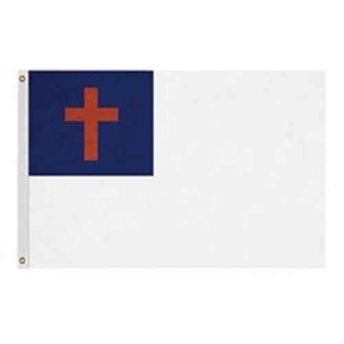 3' X 5' Nylon Outdoor Christian Flag