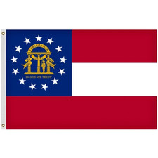 Georgia USA flag