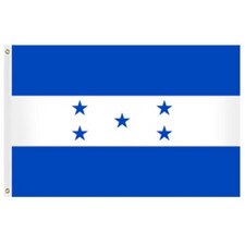 flag of Honduras blue white blue
