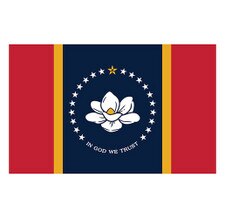 Outdoor Mississippi Flags