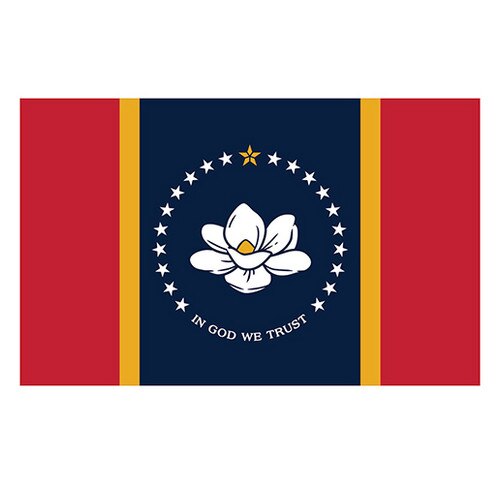 Outdoor Mississippi Flags