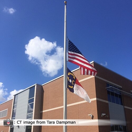 Polyester Outdoor NC Flag