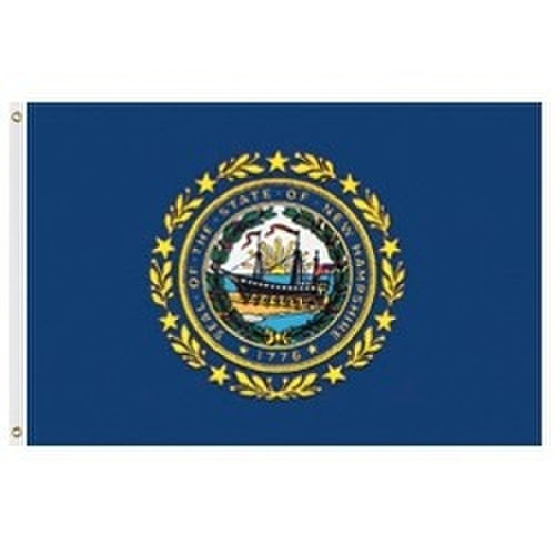 Outdoor new hampshire flags