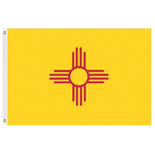 outdoor new Mexico flag