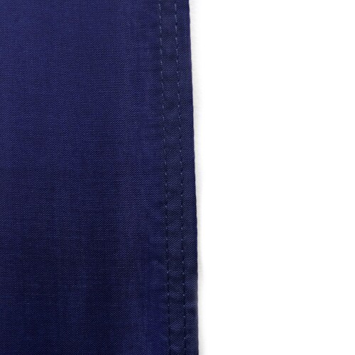 Flag Hemmed double-row stitching