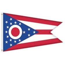 outdoor Ohio flag