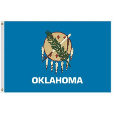 Outdoor Oklahoma State Flag