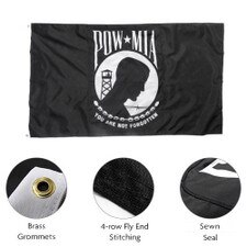 double sided pow mia flags