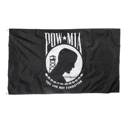 Black POW MIA flag