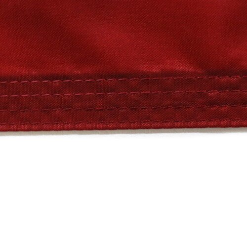 reinforced stitching of WY flag