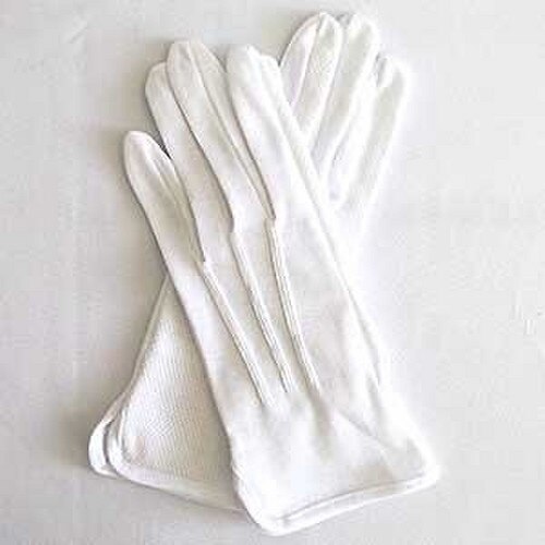 White parade gloves - front