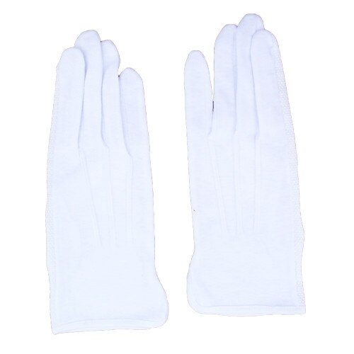 White parade gloves - back