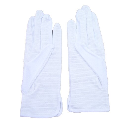 White parade gloves - back