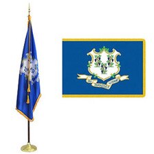 Connecticut state flag and banner