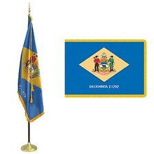 Delaware state flag and banner