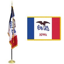 Iowa state flag and banner
