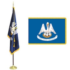 Louisiana state flag and banner