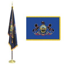 Pennsylvania state flag and banner