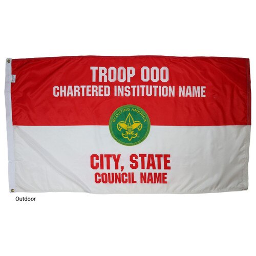 SA Troop Flag -Veteran Unit Emblem