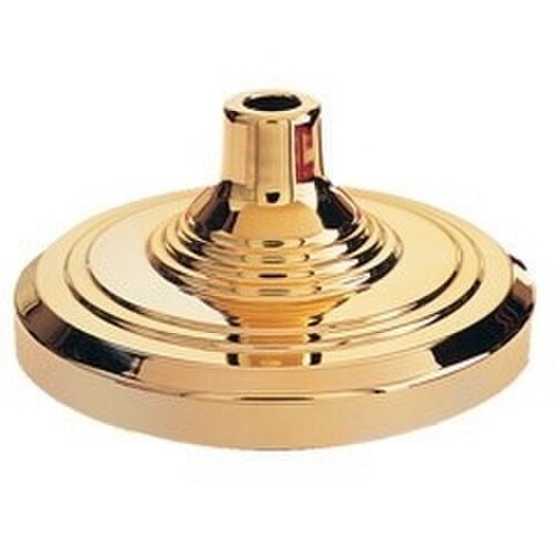 gold candle holder base