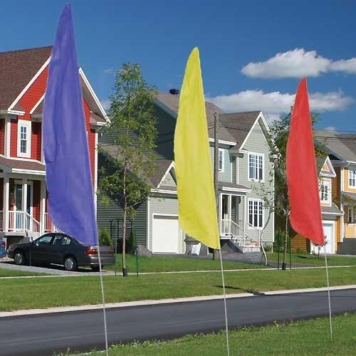 Solid Color Feather Flags