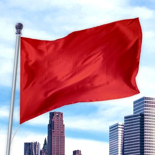 Red Colored Flags