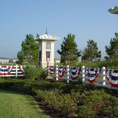 American flag bunting