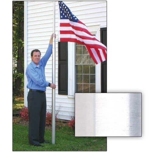 Outdoor Telescopic Adjustable 20Ft Flagpole CarrotTop Flags