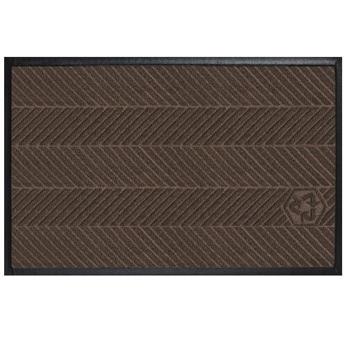 brown rubber mat with pattern