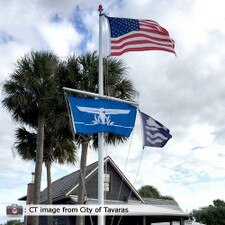 25 foot Nautical Flagpole Yardarm