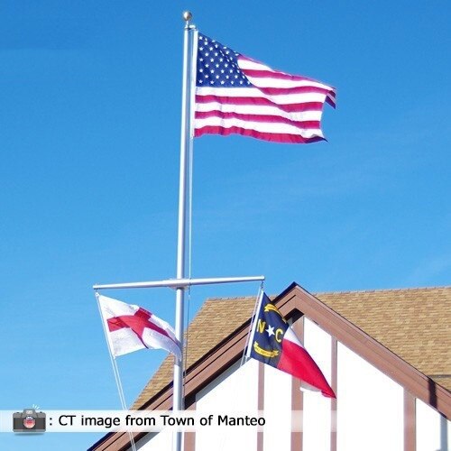 35 Foot Yardarm Flagpole