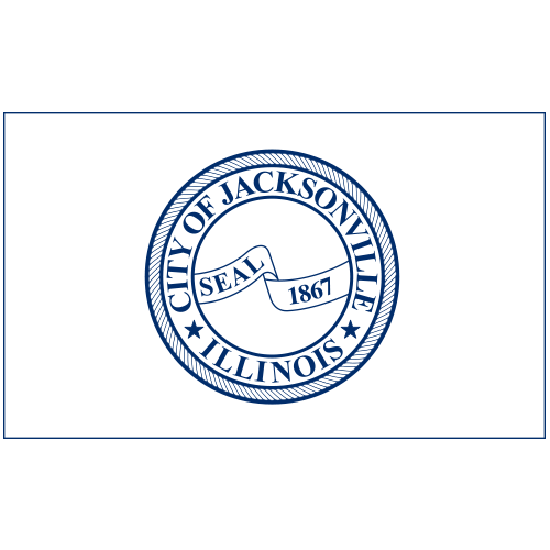 US State and Jacksonville Flags
