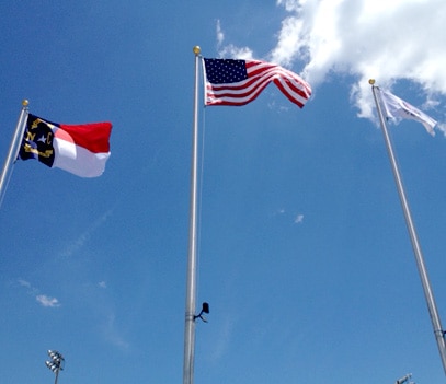 Group of Flagpoles