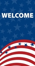 Patriotic Street Banner