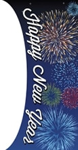 Uniquely Shaped Street Banner
