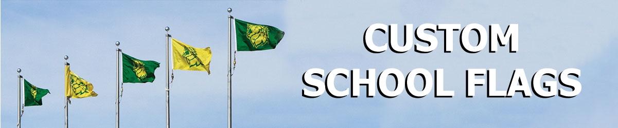 Custom School Flags Header