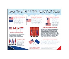 How to Display the American Flag Educational Resources