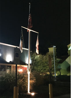 Illuminated Flagpole