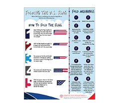 US Flag folding Educational Resources