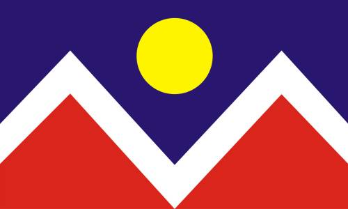 Denver flag for sale at Carrot-Top Industries